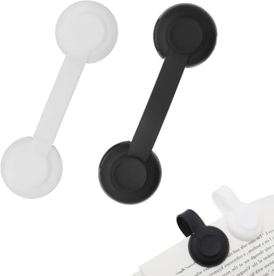 Magnetische Boekenleggers Set van 2, Sterke Siliconen Magneten, Ideaal voor Lezers, Studenten en Docenten, Perfecte Cadeaus voor Boekenliefhebbers