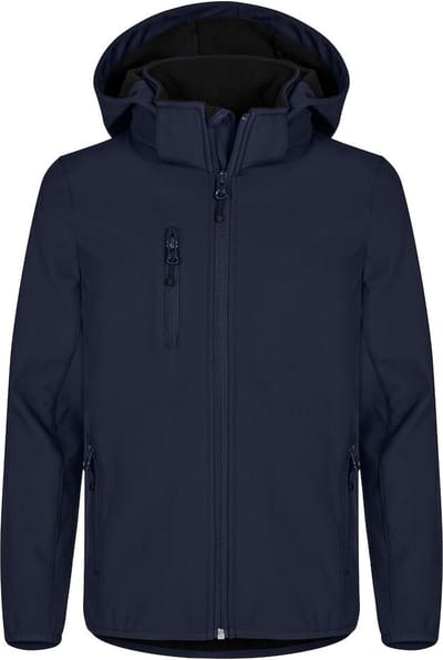 Clique Classic Softshell Jacket Junior 0200909 - Dark Navy - 110-120