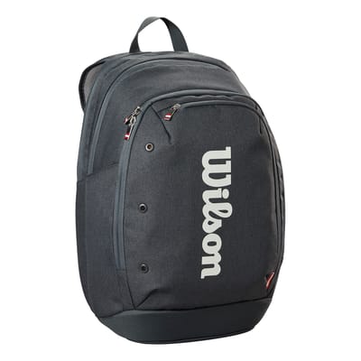 Wilson Tour Backpack 2025 Zwart - Ruime Tennistas voor 2 Rackets