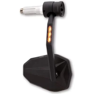 Motorfiets stuurspiegel met led richtingaanwijzer/positielicht Highsider Victory Rimt