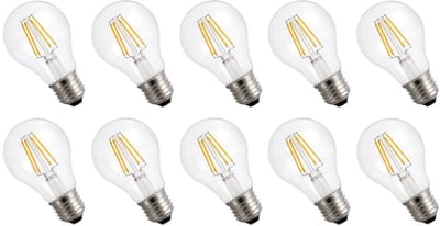 Spectrum LED Lamp E27 3.8W 230V - 806 Lumen - 4000K Neutraal wit - Natuurlijk licht - Energiezuinig - 10 stuks