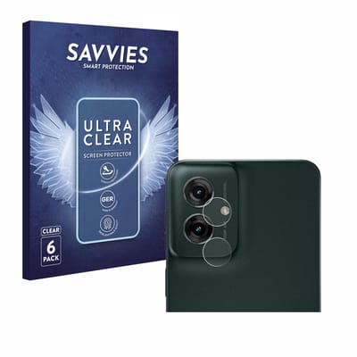 Savvies - Screenprotector voor Motorola Moto G55 (ALLEEN Camera Lens) - Folie Beschermfolie transparant 6 Stuks
