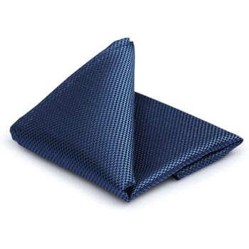 Suitable Zijde Pochet Denim Blauw - Pochetten gemaakt van zijde - 25x25 cm