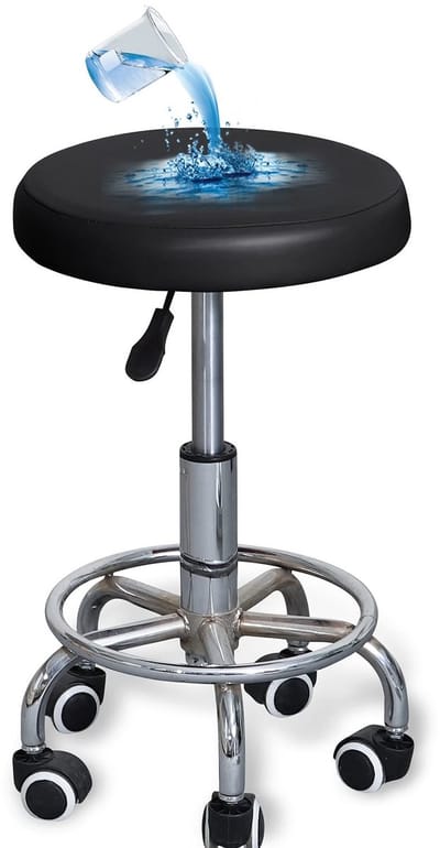 Dailygoods- Krukhoes Waterdicht - Ronde Stoelhoes - 2 Stuks - PU Leer - Elastisch - Duurzaam - Eenvoudig te Reinigen