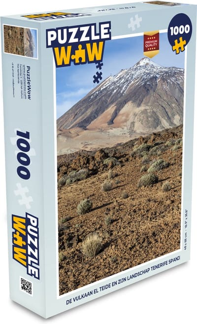 Puzzel De vulkaan El Teide en zijn landschap Tenerife Spanje - Legpuzzel - Puzzel 1000 stukjes volwassenen