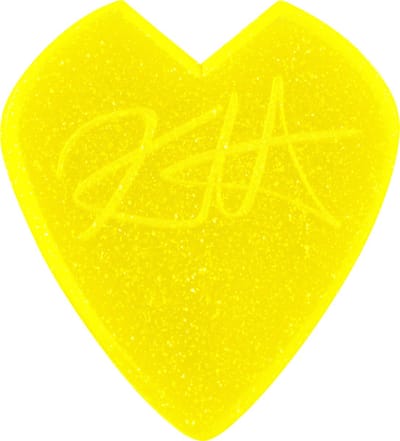 Jim Dunlop Signature - Plectrums - Kirk Hammett Jazz III - Yellow Sparkle - Player's Pack 6 Stuks