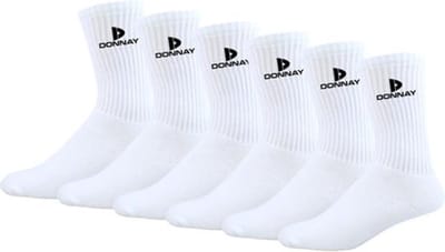 6-Pack Donnay Sportsokken - Heren - White (001) - maat 35-38
