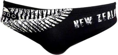 Turbo New Zealand Zwemslip Zwart S Man