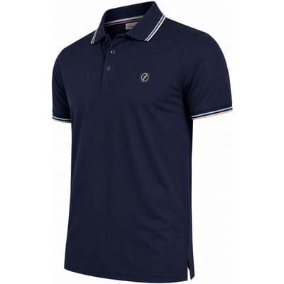 Solution - Heren Polo SS Flow - Blauw - Maat XXL