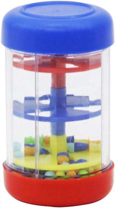 Rainmaker Speelgoed - Regenmaker Stok - Muzikale Ontwikkeling Kinderen - Aangenaam Geluid - 9 x 5 cm - Kleurrijk