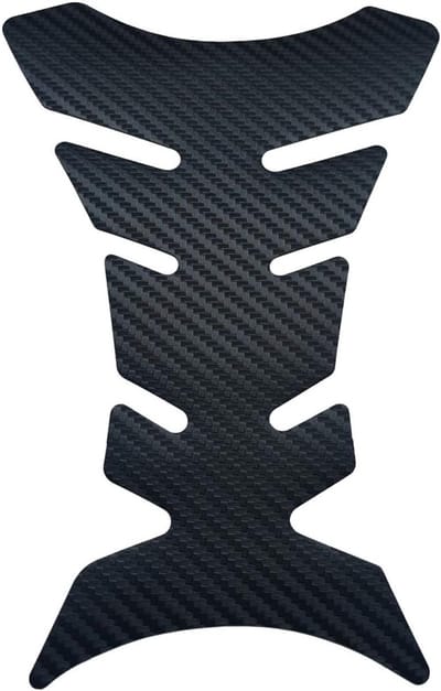 Tankbescherming Stickers voor Motorfiets, Carbon Kleur, Bescherming tegen Stoten en Krassen, Duurzaam en Slijtvast