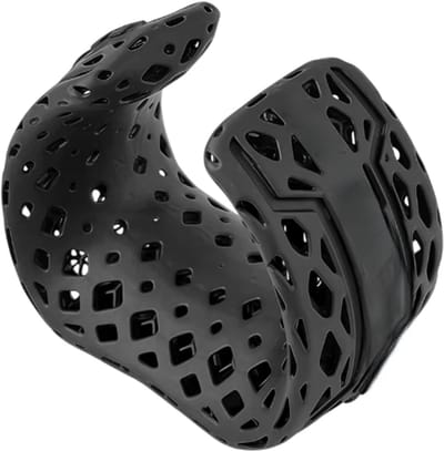 Anti-Slip Ronde Polssteun voor Muis en Toetsenbord – 3D Geprint Polskussen – Ergonomische Polsondersteuning voor Gaming, Thuiswerk en Kantoor - Zwart