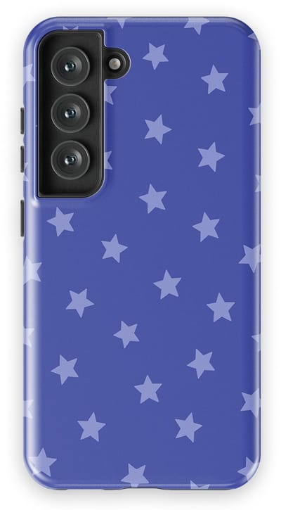 DripCase Hoesje Samsung Galaxy S23 | Sterren Design | Magnetisch Opladen | 2-in-1 Ontwerp | Stars Backcover Blue Moon