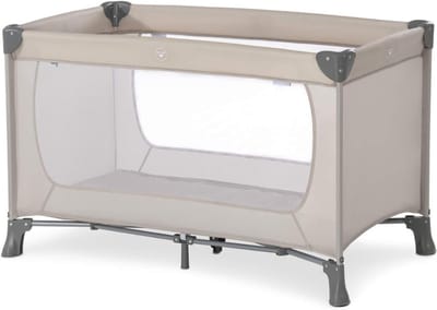 Zyrex® Campingbedje Baby - Reisbedjes - Baby Klamboe - Beige - ‎125cm x 65cm x 76 cm