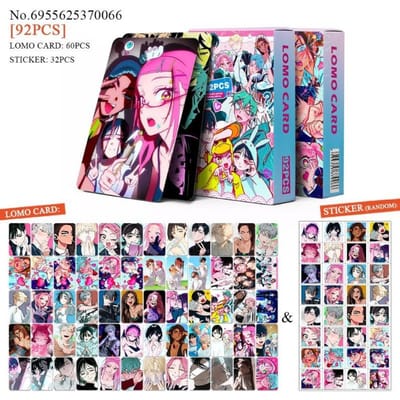 De nieuwste 92 STUKS ALIENSTAGE anime fotokaart alien stage mini sticker zelfgedrukt LOMO kaart ontworpen voor blue