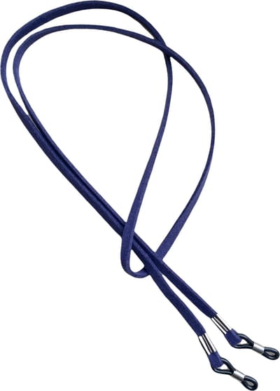Eyezoo® Brillenkoord - Donker Blauw - Faux Suede - Suede Look - Zacht & Comfortabel