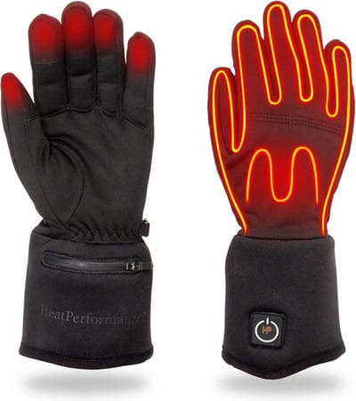 HeatPerformance® INDOOR | Verwarmde binnenhandschoenen | 6 uur lang warme handen | met oplader | maat S