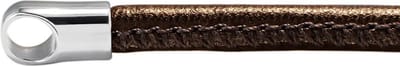 Quiges Leren Ketting Bruin voor Munthouders en Hangers - Dames - 90cm - EPK056