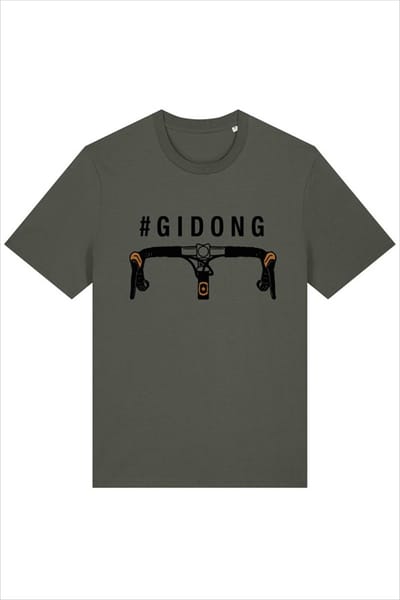 Brooklyn - Donkergroene Gidon T-shirt | Fiets | Maat S