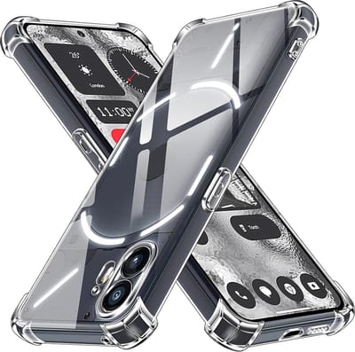 Techsuit Shockproof Silicone Back Cover hoesje voor Nothing Phone (2) - Transparant