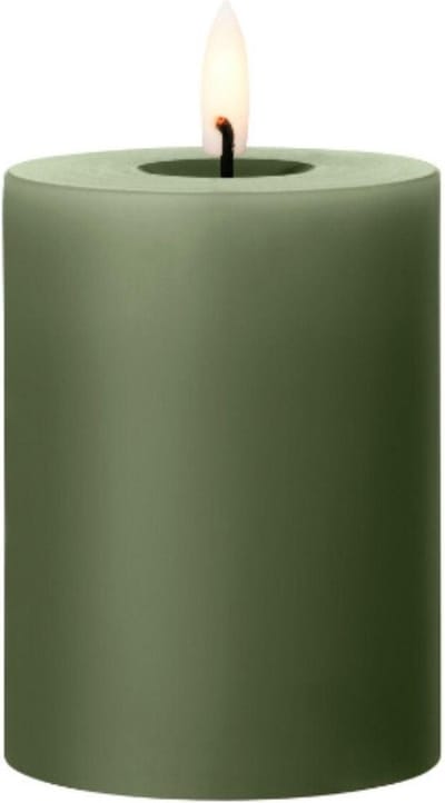 Ester & Erik - Stolpkaars 10cm Green Soil LED - Kaarsen