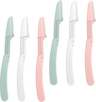 Opvouwbare Wenkbrauwtrimmer - Gezichtsscheermesje Wenkbrauw - Gezichtsbeharing Verwijderen - Opvouwbaar Ontwerp - 15 cm - Niet gespecificeerd