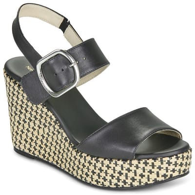 Nero Giardini - E616022D - Sandalen met hak - Kleur: Zwart - Maat: 36
