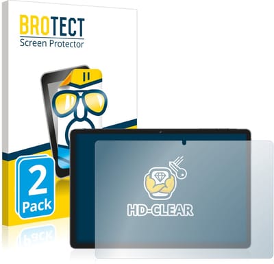 BROTECT - Screenprotector voor Jumper Ezpad M10S - Folie Beschermfolie transparant 2 Stuks