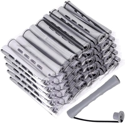 Krultang Rollers - Haarstyling Gereedschap - Thuis Haar Stijlen - Duurzame Vormbehoud - 60 Stuks - Blauw