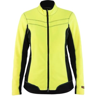 Blåkläder 4924-1010 Dames Microfleecevest Geel/Zwart maat L