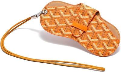 Brillenkokers - Zonnebril Etui PU Leer - 1 Stuks 17x8x1cm - Draagbare Bescherming met Karabijnhaak - Reizen en Dagelijks Gebruik - Klassiek Design