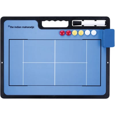 The Indian Mahaaradja - Coachboard Padel - magnetisch - blauw