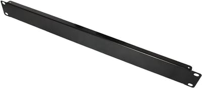 Blind Paneel - Paneel Afdekking - Netwerk Kast - Strakke Afwerking - 1HE 19 Inch - Diep Zwart