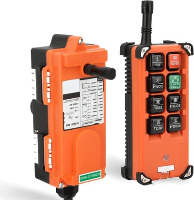 Industriële Draadloze Afstandsbediening voor AC 380V - Waterdichte Transmitter en Ontvanger voor Duct Pull Tap en Machinebediening