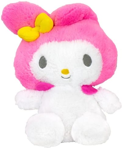 Melody (Roze) Hello Kitty Fluffy Pluche Knuffel 35 cm - Speelgoed Knuffels voor Kinderen Meisjes - Kat Cat Kitten Plush Toy