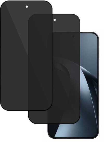 2x TechNow Privé Screenprotector geschikt voor Xiaomi 17T Screenprotector - Privacy Beschermglas - Rounded - Privacy Proteqt+