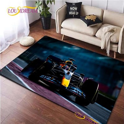 Raceauto Patroon Kleed voor Slaapkamer Woonkamer Tapijt voor Keuken Vloermatten Huisdecoratie Alfombra Kinderspel Antislip Vloerkussen Kleed 40x60cm