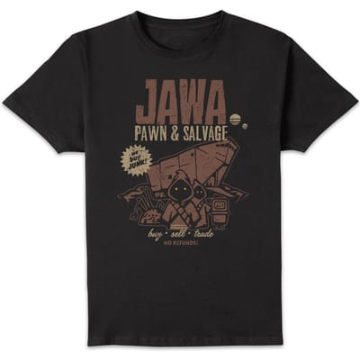 Star Wars Jawa Pawn And Salvage Unisex T-Shirt - Black - S