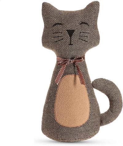 SnelShoppen - Deurstopper Zware Deurhouder met Schattig Kattendesign, Functioneel Woonaccessoire voor Ramen en Deuren, Ideaal bij Tocht (Kater Zazzle'