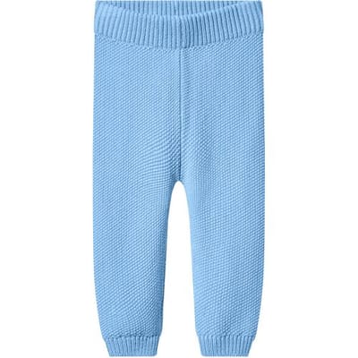 LUPILU Gebreid baby broekje (Blauw, 50/56)