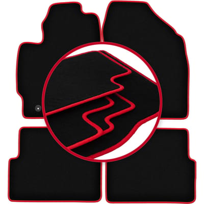 CARLUX-RED automatten voor: Toyota Corolla E14 / E15 sedan (2007-2012)