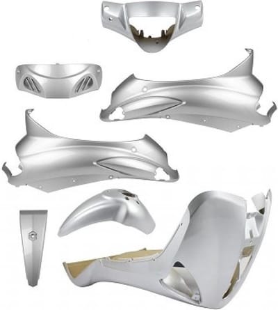 kuipenset voor scooter piaggio 50 liberty 2004 tot 2006 grijs nieuw