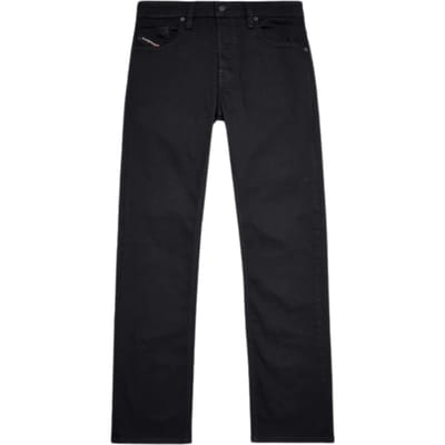 Diesel Larkee-X zwarte denim jeans met rechte pasvorm