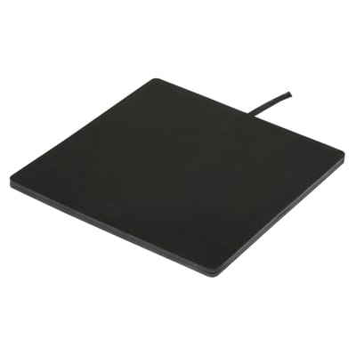 Kerbl Hobbyfarming Verwarmingsplaat rubber drinkbak&Konijnenhok 24x24x0,7cm Vogel