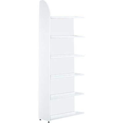 Open kast Dante®, stellingsectie, H 1900 x B 800 mm, achterwand, wit
