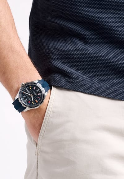 Nautica Nst Everyday Quartz Analoog Horloge Blauw Material 100% Roestvrij Staal & 100% Siliconaarmband 44 mm NAPNSF511