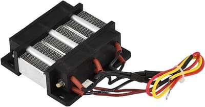 Keramische Luchtverwarmer - Compacte Verwarming - Ruimte Verwarmen - Constante Temperatuur - 7.5 cm - Zwart