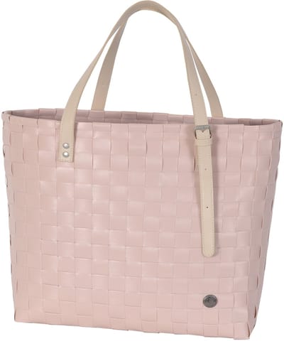 Tas- Citybag - Schoudertas- Handtas - Shopper - Kantoortas - Boodschappentas - Werktas - Verstelbare hengsels - Binnenvakje - Handed By - Olivia - roze - nude