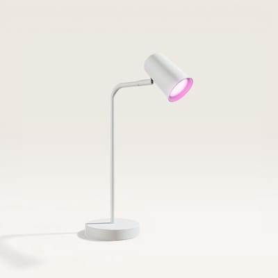 HOFTRONIC SMART Riga - Smart LED Tafellamp - 5,5 Watt 345 Lumen - RGBWW - Kantelbaar en Draaibaar - GU10 - Wifi + Bluetooth - Google Home, Amazon