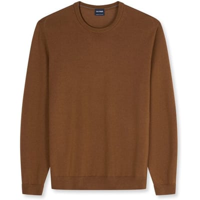 OLYMP Casual Breisel, Modderkleurig